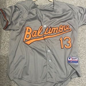 Baltimore Orioles Manny Machado Gray Jersey